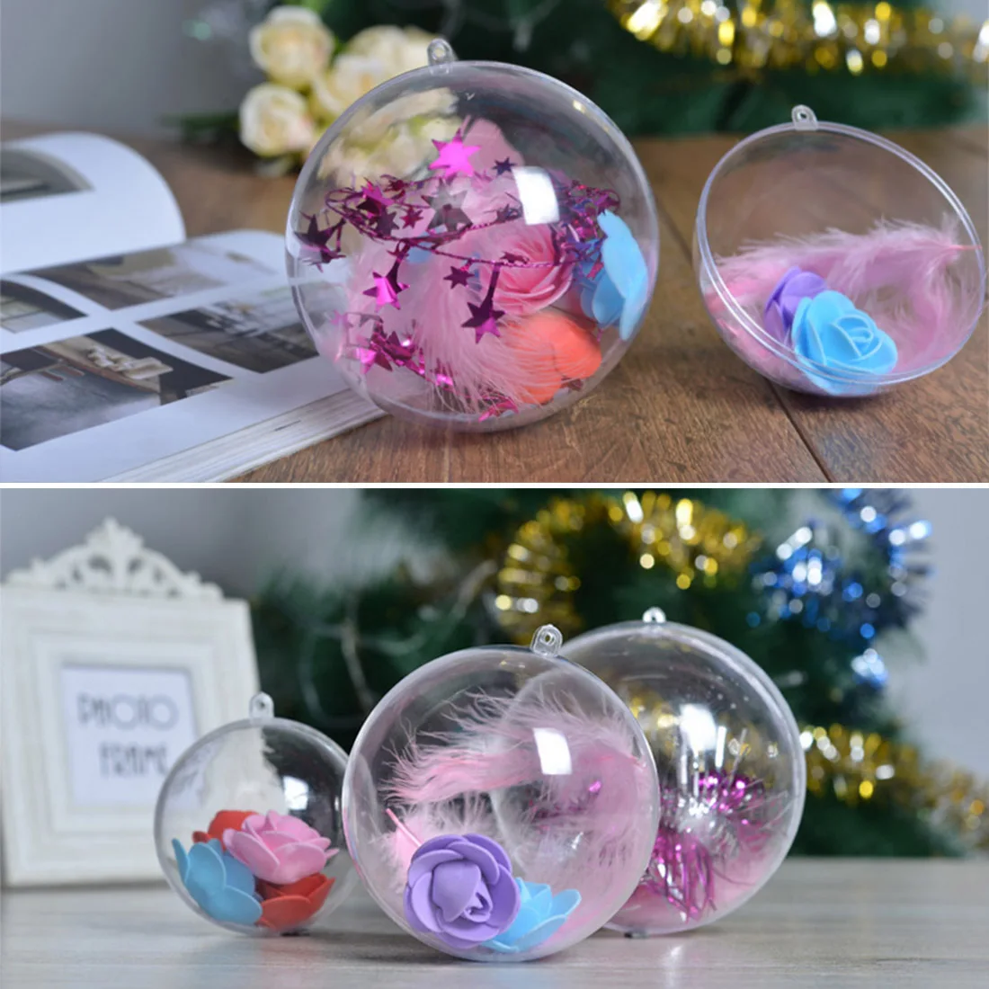 10 шт 7 см пластиковые шары рождественские украшения окно Рождественское украшение прозрачный акриловый подарок для дома можно открыть
10 шт 7 см пластиковые шары рождественские украшения окно Рождественское украшение прозрачный акриловый подарок для дома можно открыть
