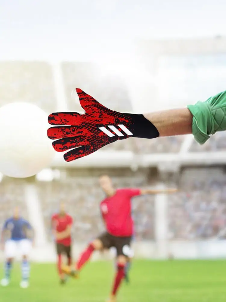Soccer Goalkeeper Gloves Football Goalkeeper Thickened Non-Slip Latex Protective Gloves Sizes 8-10 Wear-Resistant And Breathab
Soccer Goalkeeper Gloves Football Goalkeeper Thickened Non-Slip Latex Protective Gloves Sizes 8-10 Wear-Resistant And Breathab