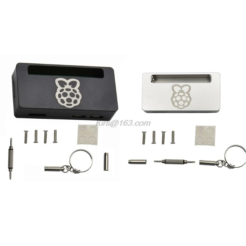 1Set Silver/Black Aluminum Protective Case Metal Enclosure for Raspberry Pi Zero
1Set Silver/Black Aluminum Protective Case Metal Enclosure for Raspberry Pi Zero