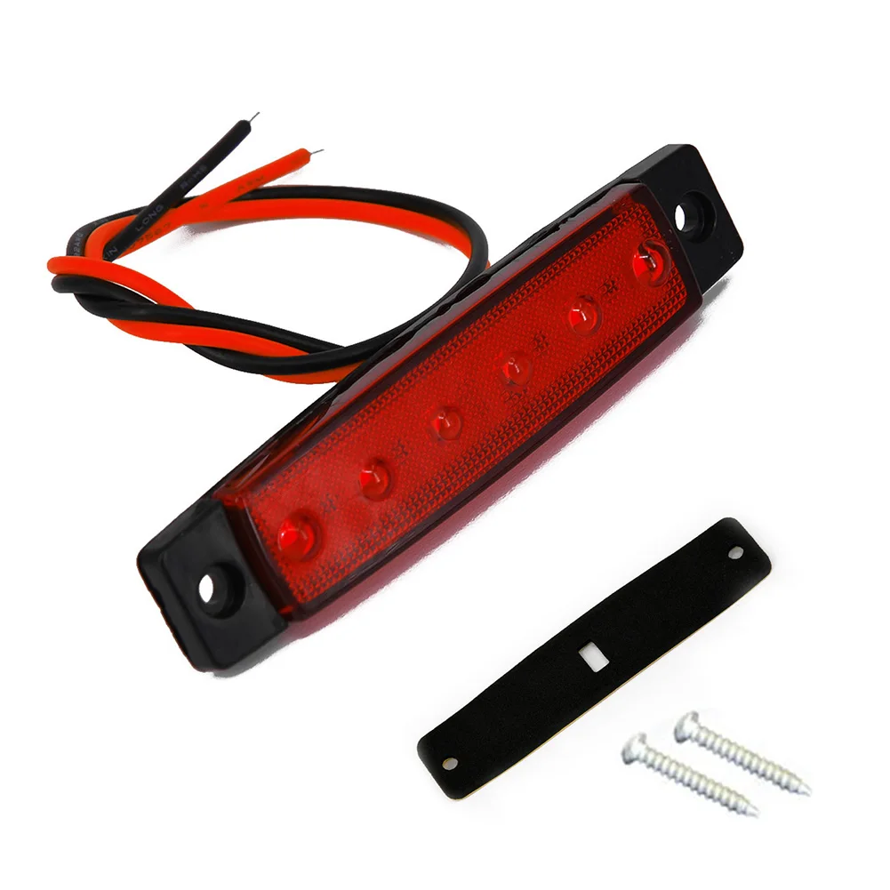 for Trailer Truck Lorry 28cm Red Marker Light Side Marker Light Boat Indicator Lamp DC 12V 6 LED Side 1Set 2018
for Trailer Truck Lorry 28cm Red Marker Light Side Marker Light Boat Indicator Lamp DC 12V 6 LED Side 1Set 2018
