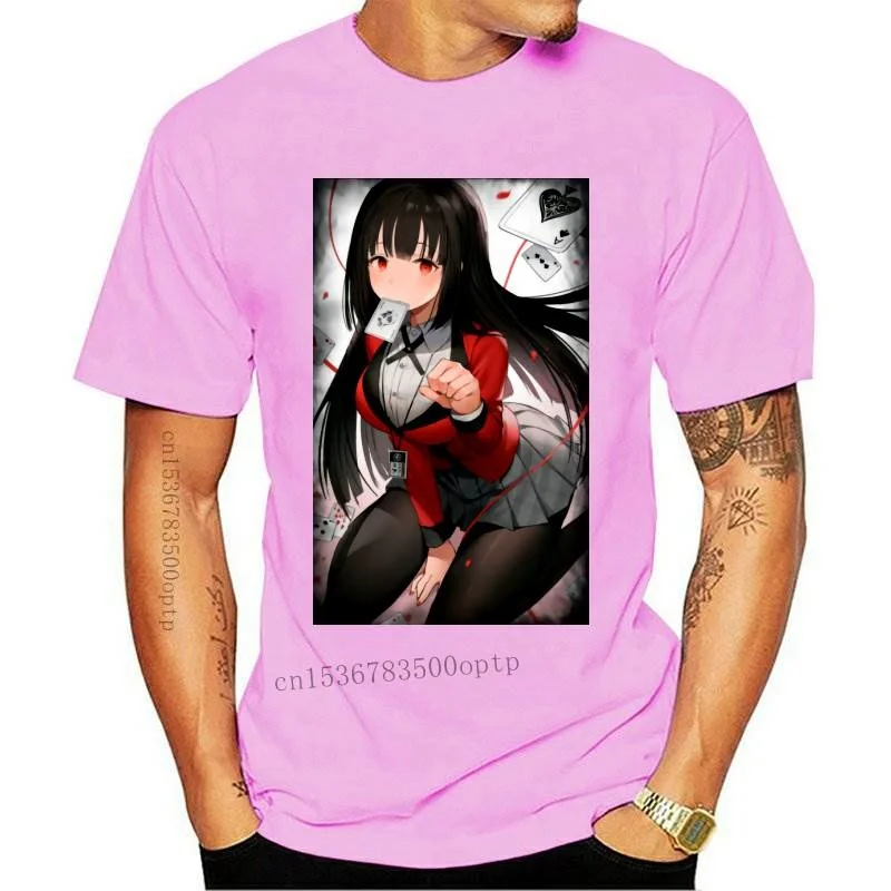 New Kakegurui Yumeko Jabami Compulsive Gambler Anime Kawaii T Shirt Big Size O-neck Cotton Short Sleeve Custom T Shirts For Men
New Kakegurui Yumeko Jabami Compulsive Gambler Anime Kawaii T Shirt Big Size O-neck Cotton Short Sleeve Custom T Shirts For Men