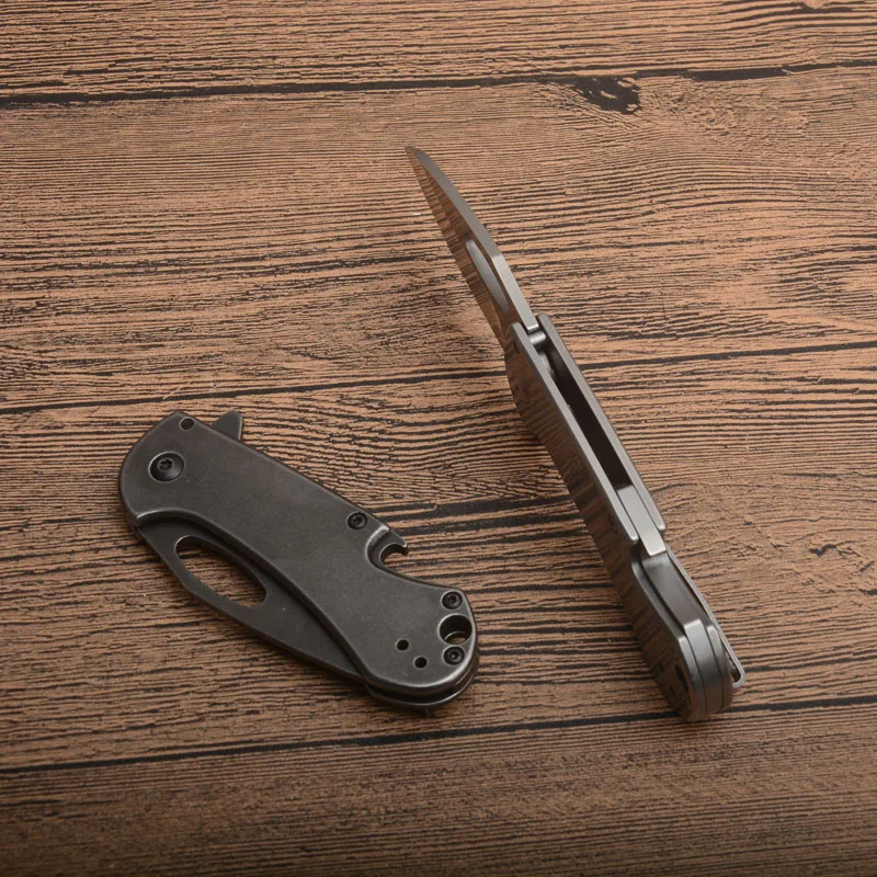 Folding knife CR4630 8cr13mov all-steel handle pocket outdoor camping hunting knife tactical survival fruit knife EDC tool
Folding knife CR4630 8cr13mov all-steel handle pocket outdoor camping hunting knife tactical survival fruit knife EDC tool