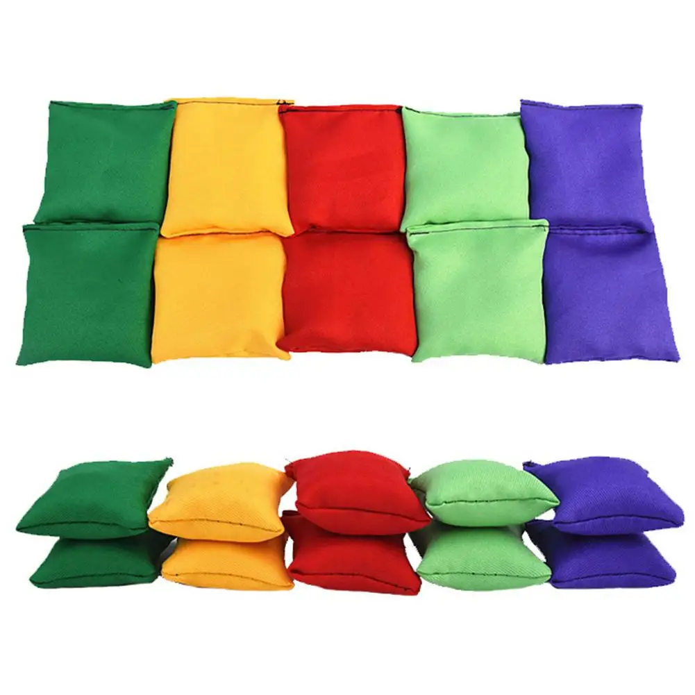 10pc Bean Bags Toy Square Solid Color Throwing Sandbags Outdoor Sports Toy Toss Games Bean Bag For Kids Random Color
10pc Bean Bags Toy Square Solid Color Throwing Sandbags Outdoor Sports Toy Toss Games Bean Bag For Kids Random Color