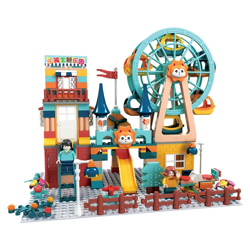 Children's Particle Building Blocks Assembling Castle Ferris Wheel Slide Puzzle Boy and Girl Multifunctional Educational Toy
Children's Particle Building Blocks Assembling Castle Ferris Wheel Slide Puzzle Boy and Girl Multifunctional Educational Toy