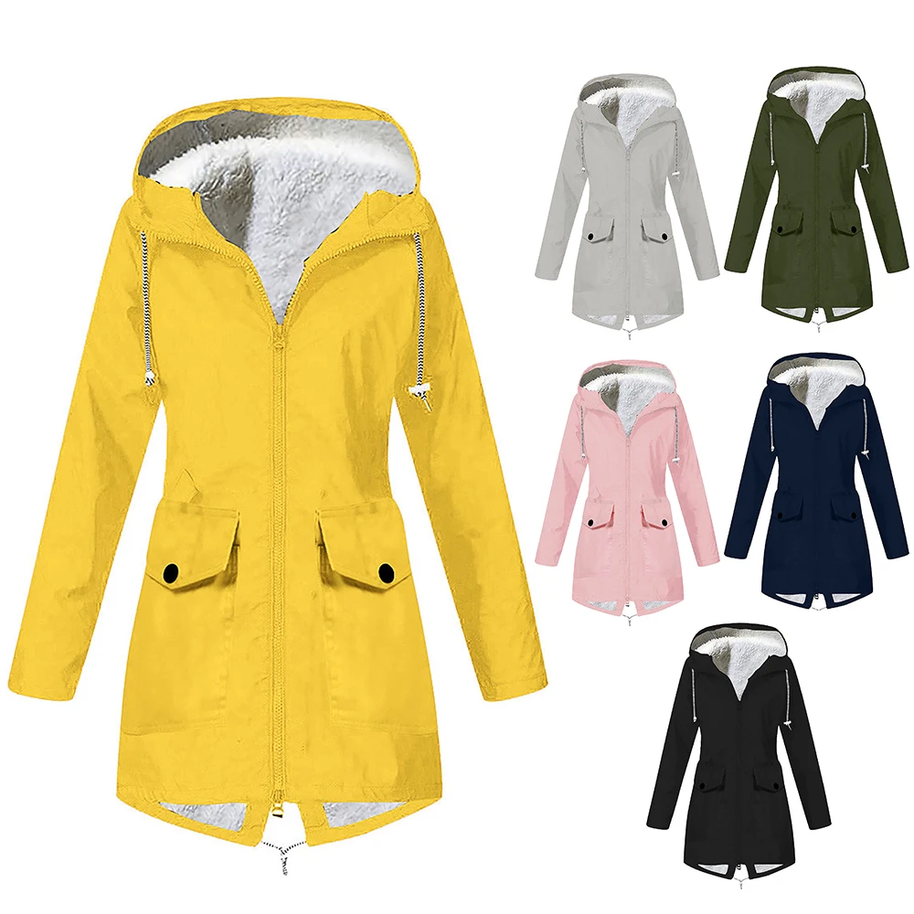 Флисовая мягкая куртка, Женская однотонная уличная водонепроницаемая куртка с капюшоном, зимнее теплое пальто размера плюс 5xl, повседневны...
Флисовая мягкая куртка, Женская однотонная уличная водонепроницаемая куртка с капюшоном, зимнее теплое пальто размера плюс 5xl, повседневны...