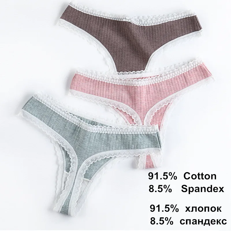 3 Pcs/Set Women Panties G-String Underwear Fashion Thong Sexy Cotton Panties Ladies G-string Soft Lingerie Solid Low Rise Panty
3 Pcs/Set Women Panties G-String Underwear Fashion Thong Sexy Cotton Panties Ladies G-string Soft Lingerie Solid Low Rise Panty