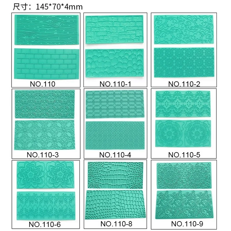 Home Decoration DIY Chocolate Mold Fondant Printing Mold Bark Stone Flower 2pcs Cake Decoration Printing Plate Cake Shop Use Pat
Home Decoration DIY Chocolate Mold Fondant Printing Mold Bark Stone Flower 2pcs Cake Decoration Printing Plate Cake Shop Use Pat