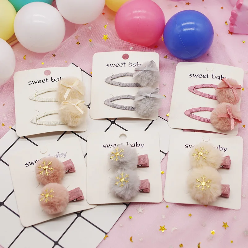 Hot Selling New Fashion Super Cute Fur Ball Bow Plush Children's Hairpin Hair Clips Accessories for Girls
Hot Selling New Fashion Super Cute Fur Ball Bow Plush Children's Hairpin Hair Clips Accessories for Girls