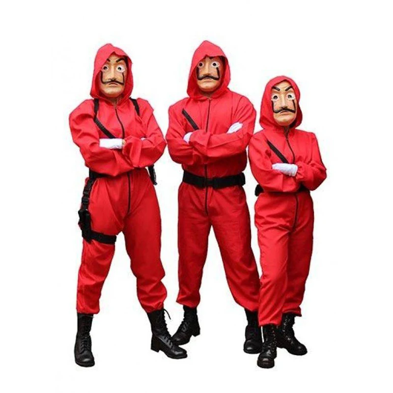 Halloween Salvador Dali Movie Costume The House of Paper La Casa De Papel Cosplay Costumes Christmas Party Heist Money Game
Halloween Salvador Dali Movie Costume The House of Paper La Casa De Papel Cosplay Costumes Christmas Party Heist Money Game