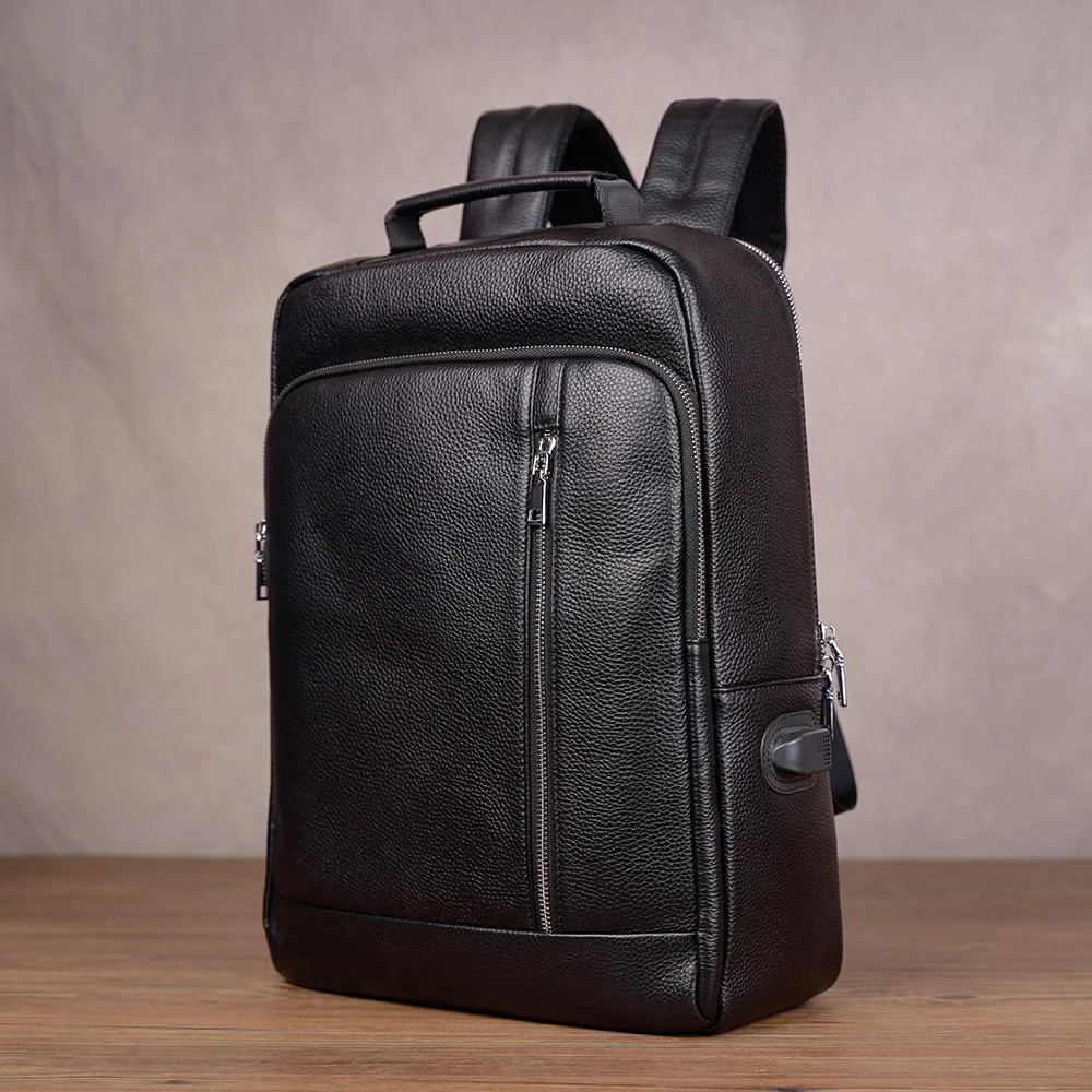 Genuine Leather Backpack Men Business Casual School Bags Male Multi Usb Charger Back Pack 15 inch Laptop Bag For Teenage
Genuine Leather Backpack Men Business Casual School Bags Male Multi Usb Charger Back Pack 15 inch Laptop Bag For Teenage