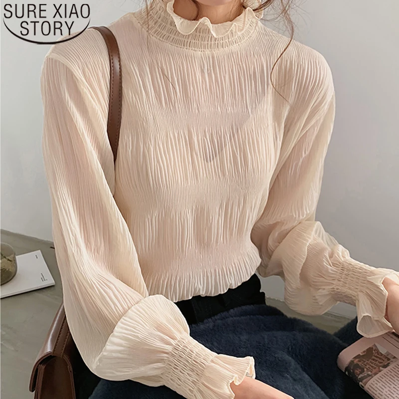 Chiffon Shirts 2022 Spring and Summer Women Tops Long Sleeve Loose All-match Bell Sleeve Shirt Base Shirt Camisas Mujer 9542
Chiffon Shirts 2022 Spring and Summer Women Tops Long Sleeve Loose All-match Bell Sleeve Shirt Base Shirt Camisas Mujer 9542