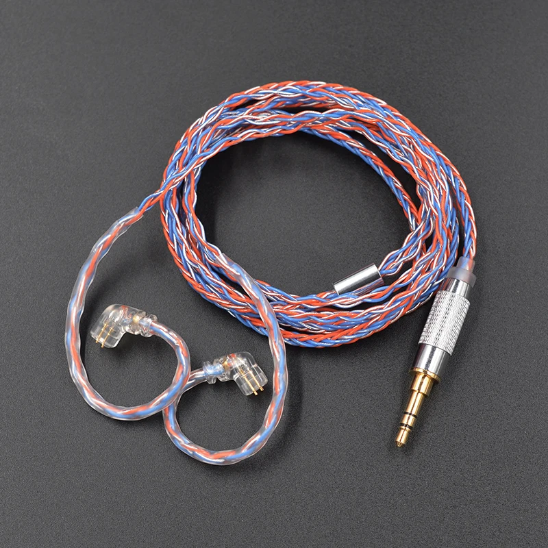 3.5mm To MMCX 0.75mm 2pin 8 Core Plated Silver Upgraded Cable Replacement Headphone Cable For KZ ZST ZS10 Pro CCA C10
3.5mm To MMCX 0.75mm 2pin 8 Core Plated Silver Upgraded Cable Replacement Headphone Cable For KZ ZST ZS10 Pro CCA C10