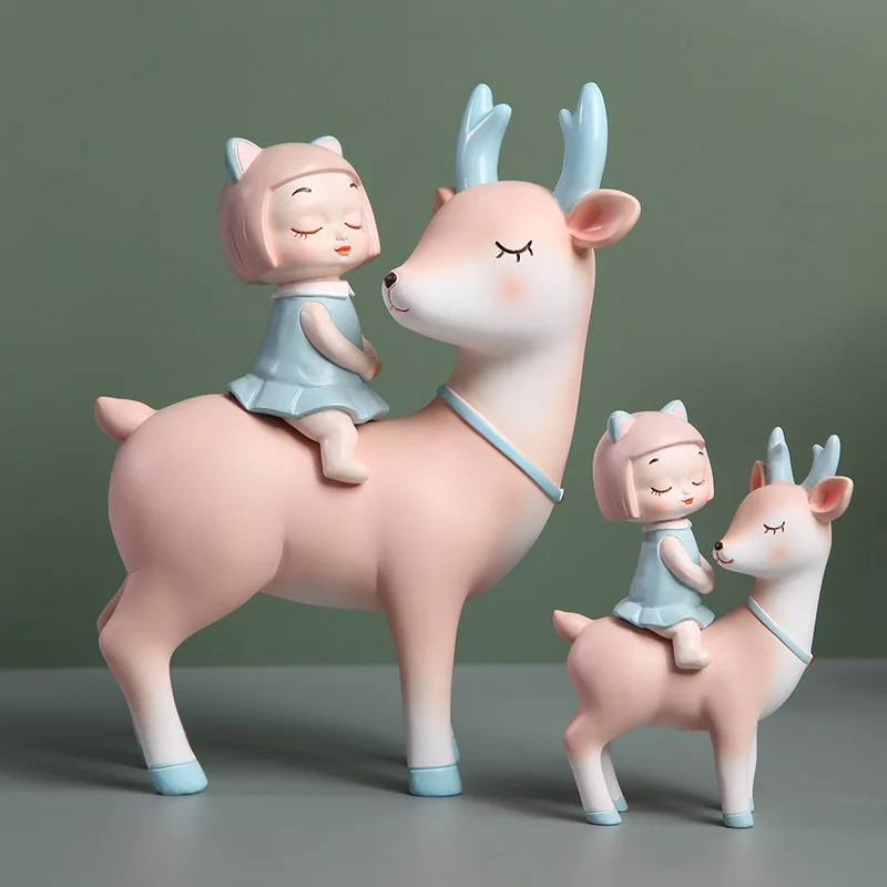 New Gifts Nordic Resin Statue Cute Girl and Animal Crafts Figurine Home Living Room Decoration Accessories Character Sculpture
New Gifts Nordic Resin Statue Cute Girl and Animal Crafts Figurine Home Living Room Decoration Accessories Character Sculpture