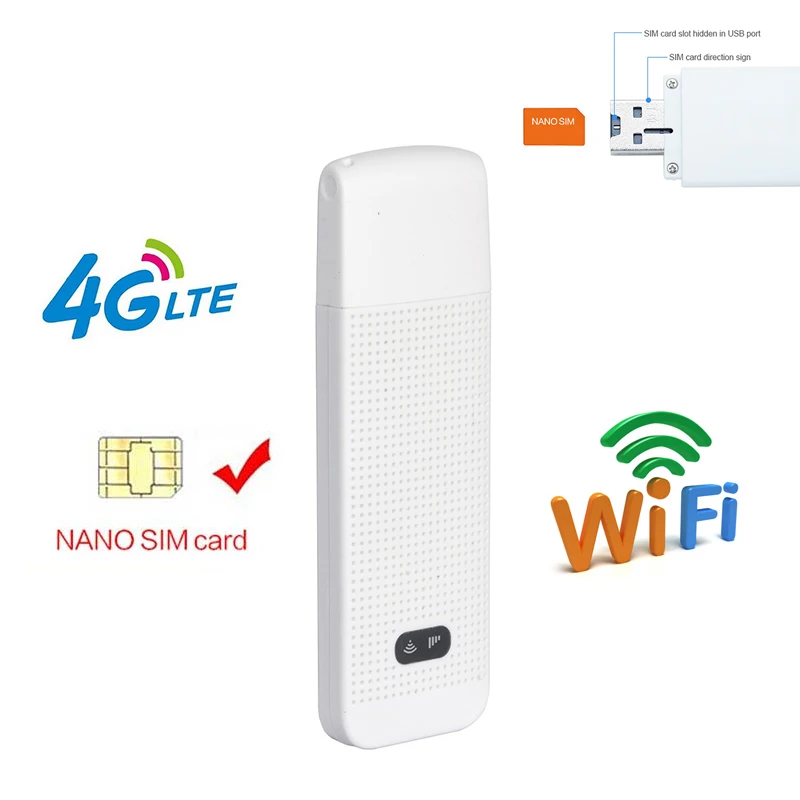 LDW923 3G 4G Wi-Fi роутер ключ антенна CPE мобильный беспроводной LTE Usb-модем 4g слот для Nano