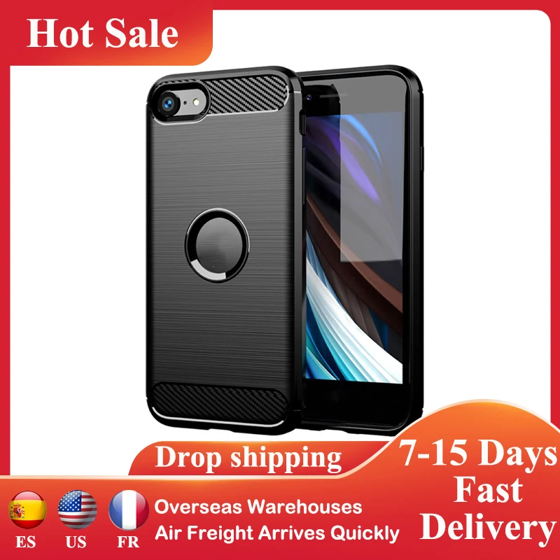 Phone Protective Case for iPhone SE 2020 SE2 6 7 8 Full Cover Shockproof Anti-fall Protector TPU Carbon Fiber Mobile Phone Cases
Phone Protective Case for iPhone SE 2020 SE2 6 7 8 Full Cover Shockproof Anti-fall Protector TPU Carbon Fiber Mobile Phone Cases