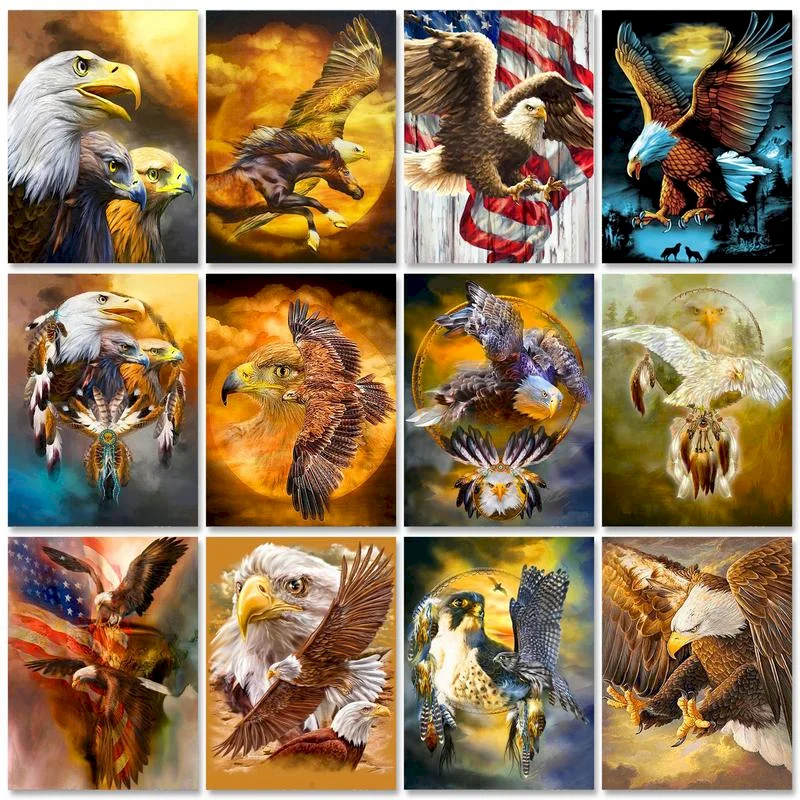 SDOYUNO Paint By Number DIY Coloring Pictures By Numbers Animal Kits Eagle Oil Painting By Numbers Handpainted Gift Home Decorat
SDOYUNO Paint By Number DIY Coloring Pictures By Numbers Animal Kits Eagle Oil Painting By Numbers Handpainted Gift Home Decorat