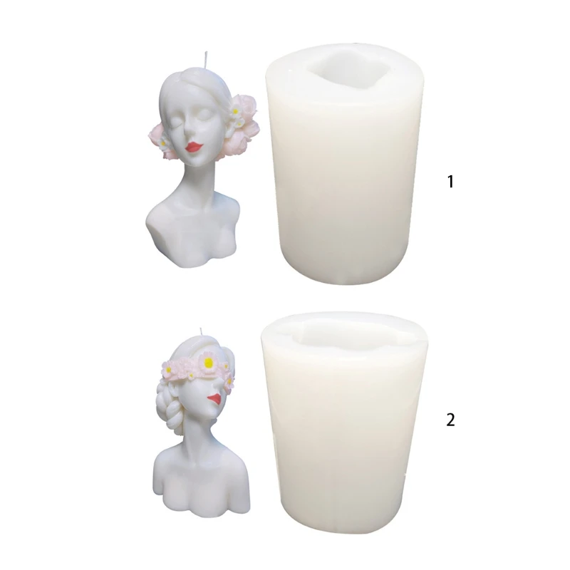 1 Pc European Character Blindfolded Girl Plaster Portrait with Closed Eyes Head Sculpture Scented Candle Epoxy Silicone Mold
1 Pc European Character Blindfolded Girl Plaster Portrait with Closed Eyes Head Sculpture Scented Candle Epoxy Silicone Mold