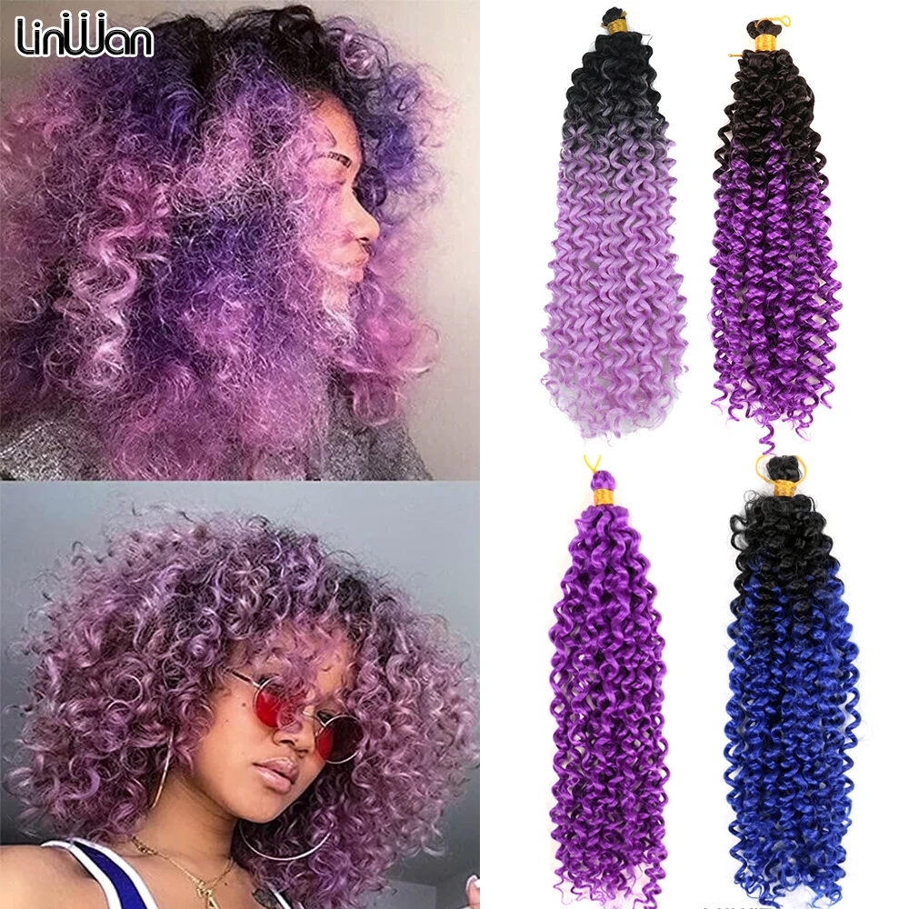 14inch Afro Kinky Curl Twist Crochet Braids Hair Extensions Water Wave Synthetic Braiding Hair Ombre Grey Pink Blonde Green
14inch Afro Kinky Curl Twist Crochet Braids Hair Extensions Water Wave Synthetic Braiding Hair Ombre Grey Pink Blonde Green