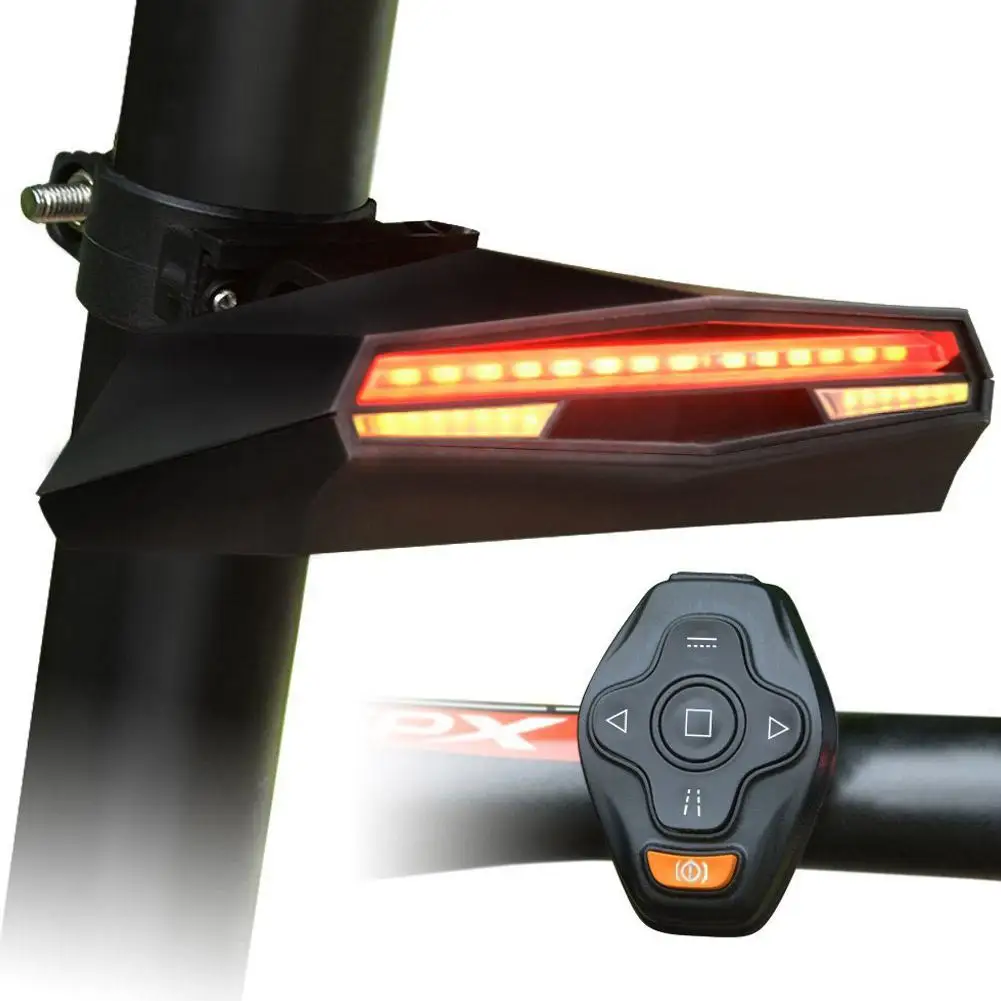 New Intelligent Bicycle taillights Mountain Bike Remote Control Taillights Laser Steering Safety X5 Taillights
New Intelligent Bicycle taillights Mountain Bike Remote Control Taillights Laser Steering Safety X5 Taillights
