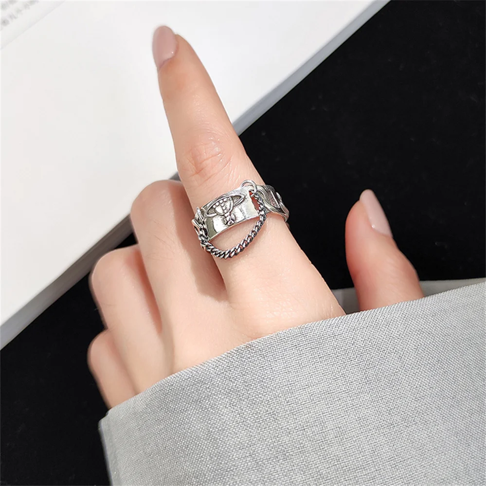 For Women Man Couple's Ring Party Jewelry GiftCreative Vintage Silver Color Chain Adjustable Opening Punk Planet Rings Wholesale
For Women Man Couple's Ring Party Jewelry GiftCreative Vintage Silver Color Chain Adjustable Opening Punk Planet Rings Wholesale