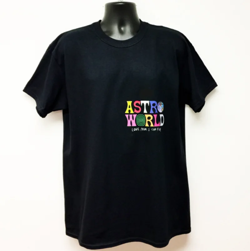 2020 New Fashion Hip Hop T Shirt Men Women Travis Scotts ASTROWORLD Harajuku T-Shirts WISH YOU WERE HERE Letter Print Tees Tops | Мужская
