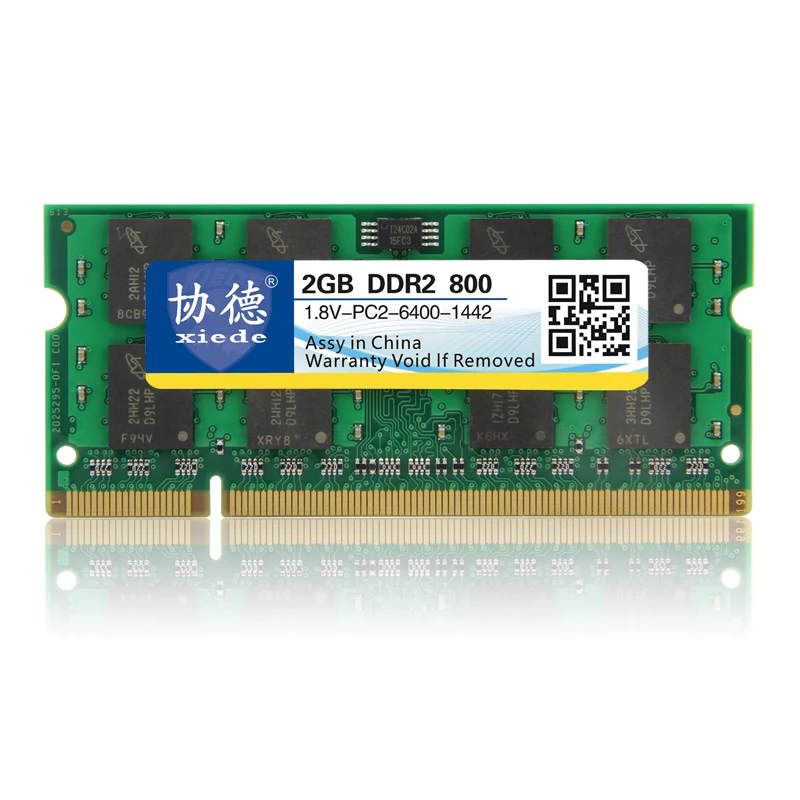 Высококачественная оперативная память xiede для ноутбука DDR2 800 МГц 667 533 2 ГБ 1 Sodimm