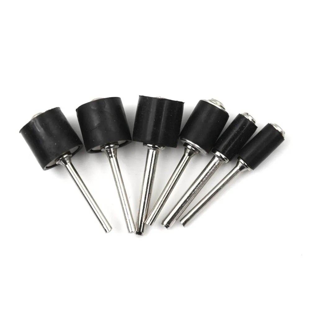 6Pcs Rubber Mandrel 1/8 1/4 inch Grinder Drum Sanding Sandpaper Circle Kit Polishing Nails For Rubber Drum Mandrel
6Pcs Rubber Mandrel 1/8 1/4 inch Grinder Drum Sanding Sandpaper Circle Kit Polishing Nails For Rubber Drum Mandrel