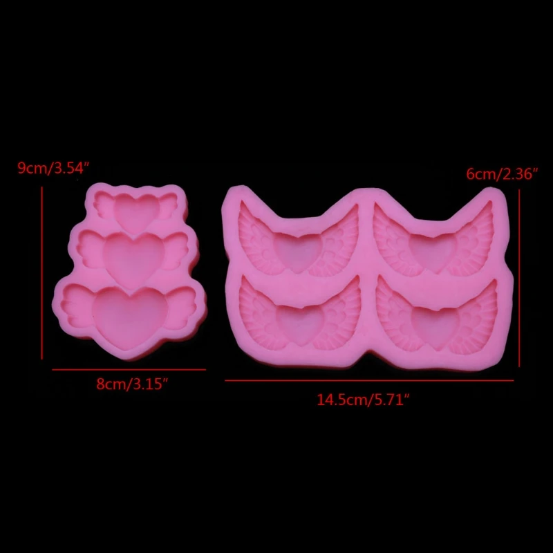 2Pcs Handmade Heart Wing Silicone Resin Mold Resin Casting Mould Polymer Clay Crafting Resin Epoxy Jewelry Making Tools
2Pcs Handmade Heart Wing Silicone Resin Mold Resin Casting Mould Polymer Clay Crafting Resin Epoxy Jewelry Making Tools