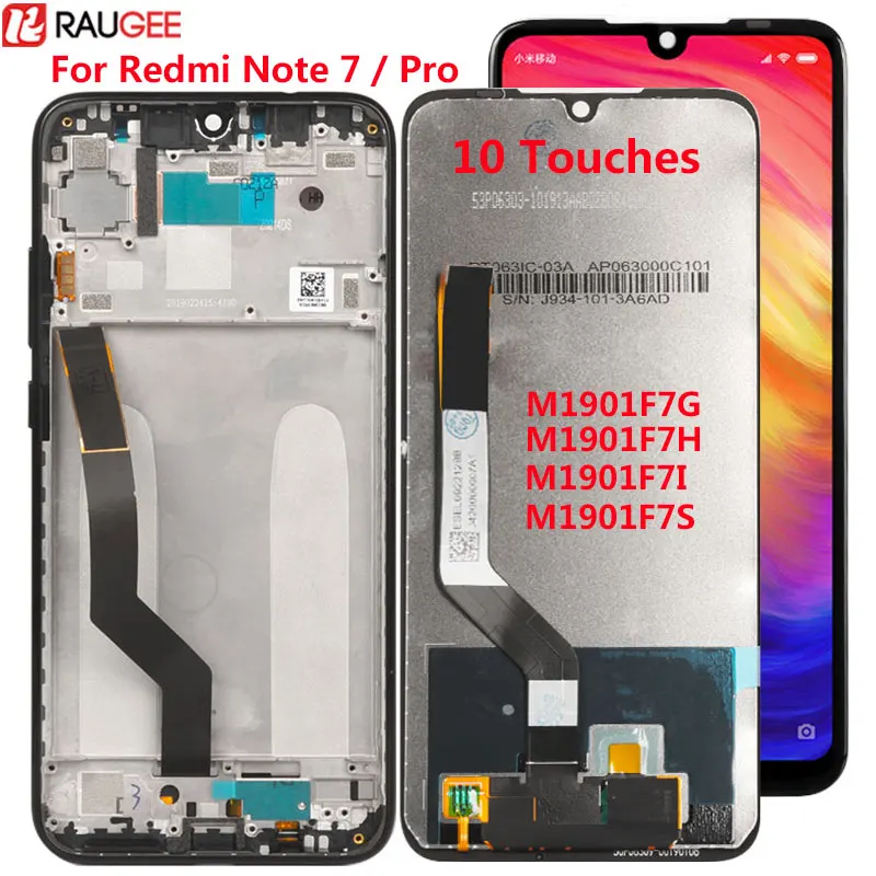 Display For Xiaomi Redmi Note 7 LCD Touch Screen with Frame Digitizer Glass Panel For Redmi Note 7 Pro Lcd Replacement Display
Display For Xiaomi Redmi Note 7 LCD Touch Screen with Frame Digitizer Glass Panel For Redmi Note 7 Pro Lcd Replacement Display