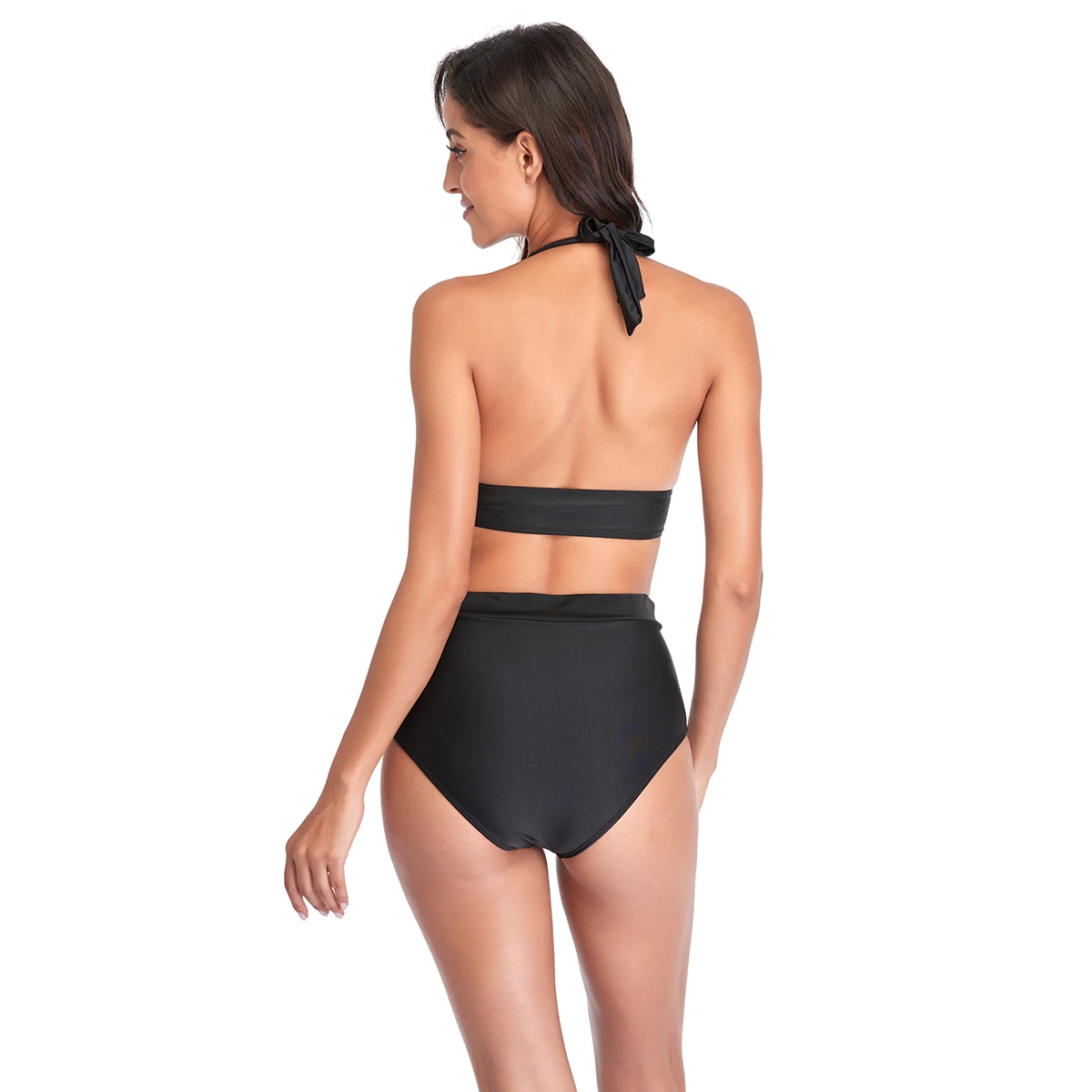 Swimsuit Women Solid Color Swimwear Neck Sling Bikinis Sexy Women Swimsuit High Waist bathing suit Beach wear 2 Piece Bathing
Swimsuit Women Solid Color Swimwear Neck Sling Bikinis Sexy Women Swimsuit High Waist bathing suit Beach wear 2 Piece Bathing