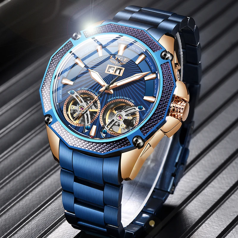 LIGE Fashion Automatic Mechanical Watches For Men Relogio Masculino 100m Waterproof Sport Men Watch Top Brand Luxury WristWatch
LIGE Fashion Automatic Mechanical Watches For Men Relogio Masculino 100m Waterproof Sport Men Watch Top Brand Luxury WristWatch