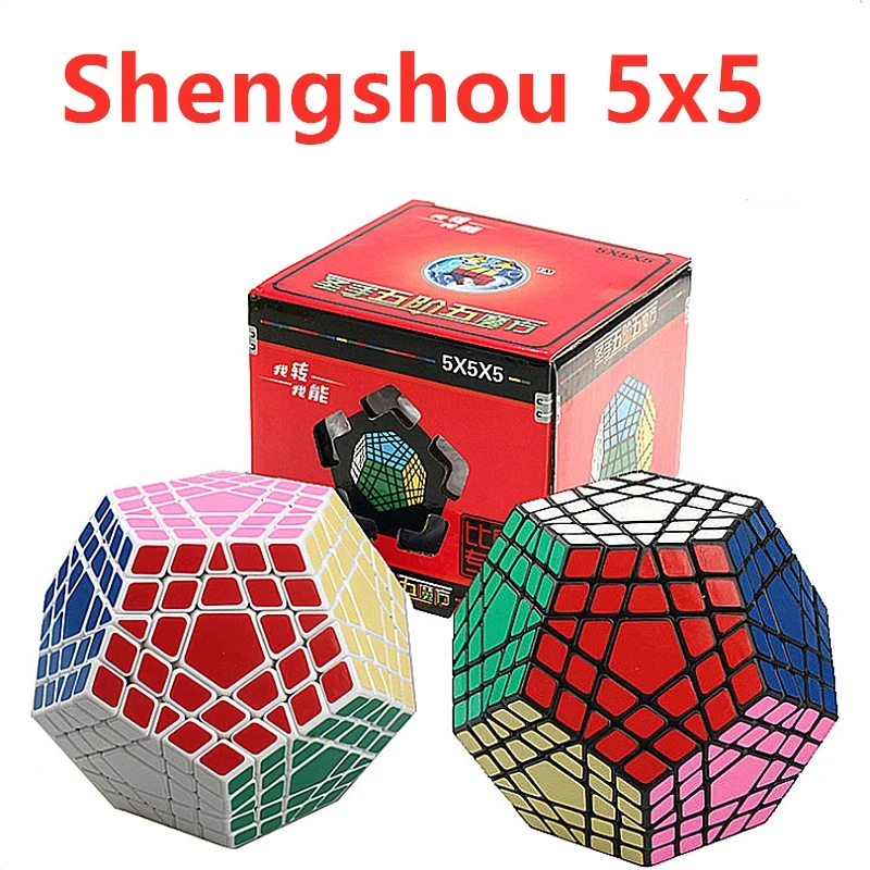Shengshou 5x5 Megaminxed Cube 5x5x5 куб додекаэдра shengshou магический 12 сторонних кубиков Magico Puzzle