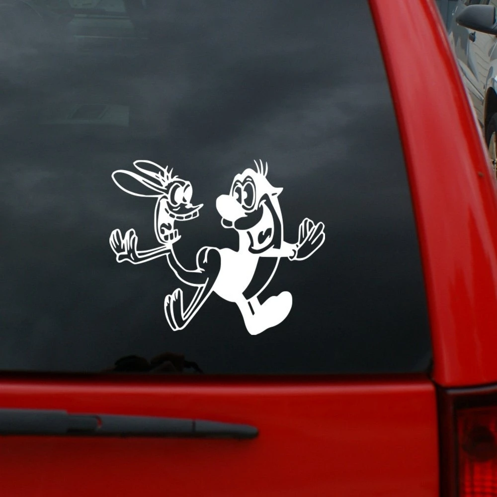 For Ren and Stimpy tall Vinyl Decal Window Sticker Cars, Trucks, Windows, Walls, Laptops, More.
For Ren and Stimpy tall Vinyl Decal Window Sticker Cars, Trucks, Windows, Walls, Laptops, More.