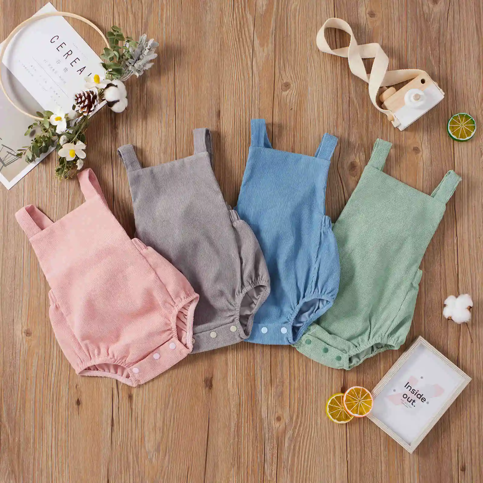 Baby Summer Clothing Newborn Infant Baby Boys Girls Sleeveless Backless Rompers Jumpsuit Corduroy Clothes Outfits
Baby Summer Clothing Newborn Infant Baby Boys Girls Sleeveless Backless Rompers Jumpsuit Corduroy Clothes Outfits
