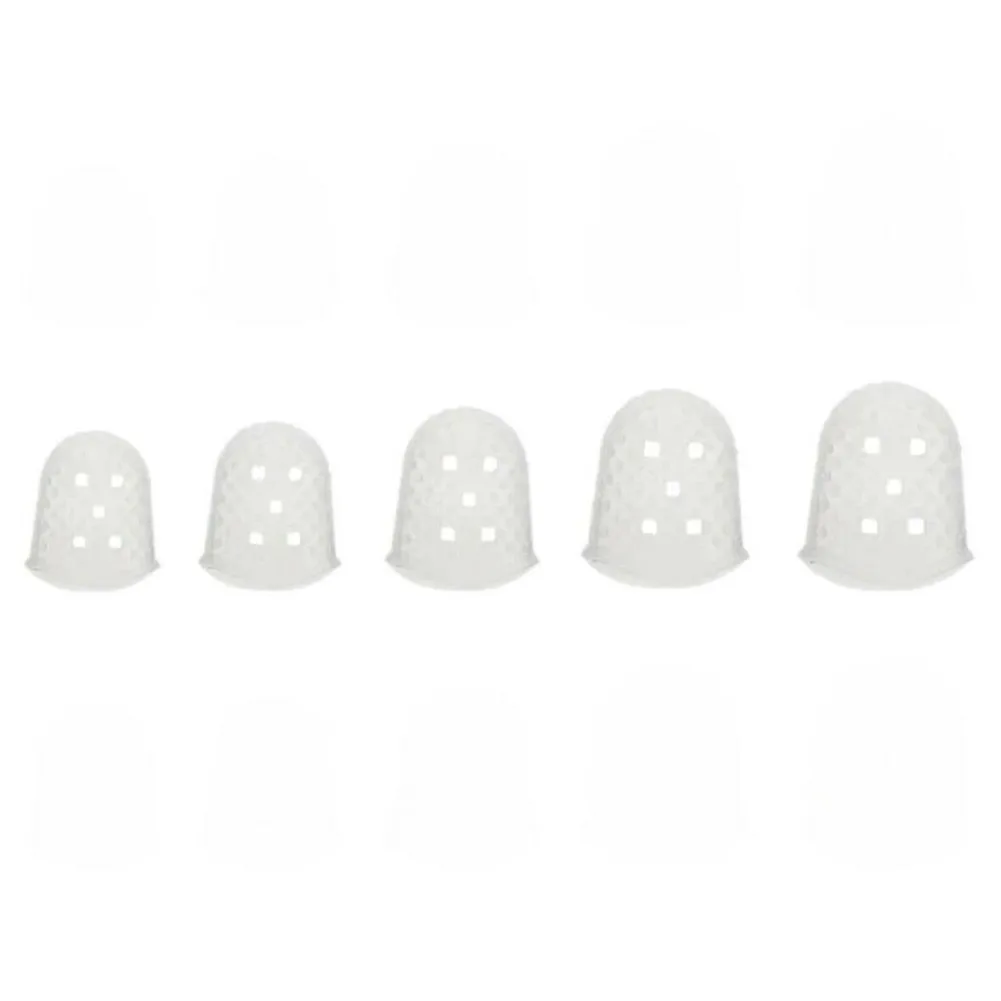 5x Silicone Fingertip Protectors Finger Cot Guards Sleeves For Guitar Bass Transparent S M L XS XXS For Stringed Instruments
5x Silicone Fingertip Protectors Finger Cot Guards Sleeves For Guitar Bass Transparent S M L XS XXS For Stringed Instruments