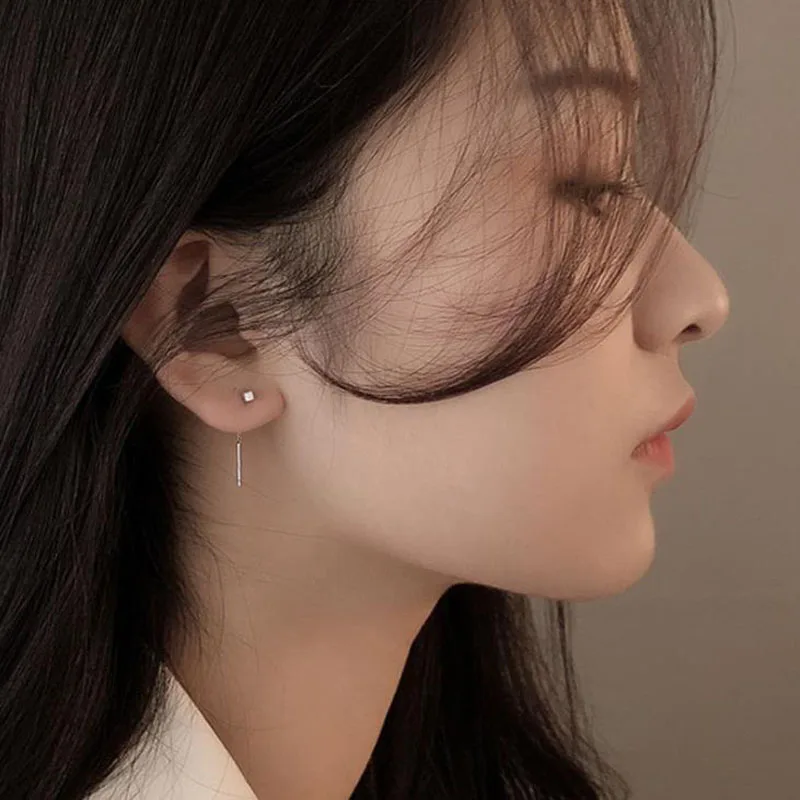 Korean Dangle Earring Geometric block Long Tassel Bar Drop Earrings For Women Minimalism Ear Line Jewelry Gift
Korean Dangle Earring Geometric block Long Tassel Bar Drop Earrings For Women Minimalism Ear Line Jewelry Gift
