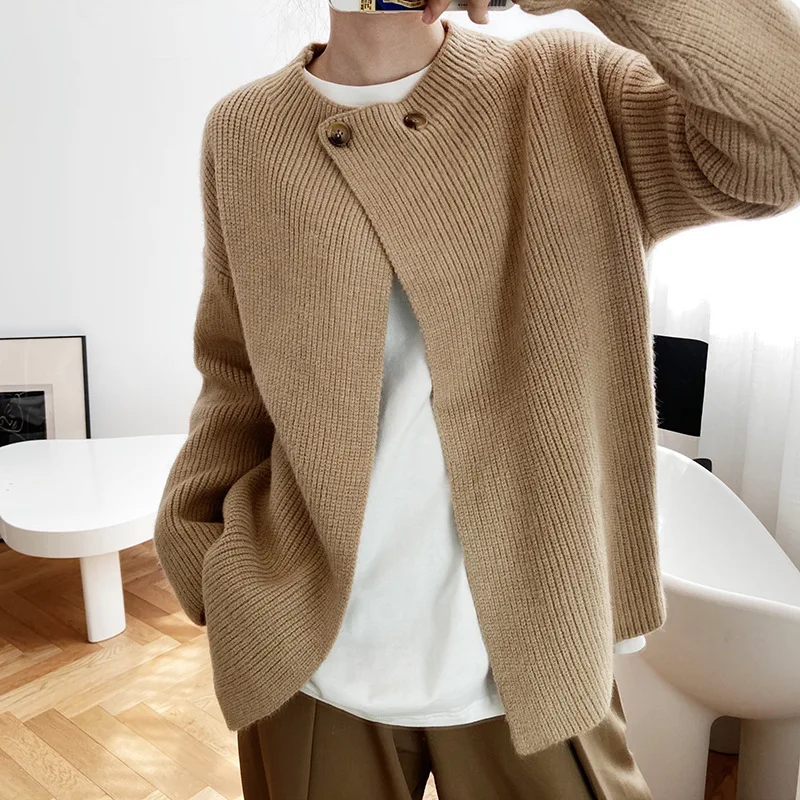Fashion new net red lazy wind loose Hong Kong style long-sleeved sweater knitted cardigan
Fashion new net red lazy wind loose Hong Kong style long-sleeved sweater knitted cardigan