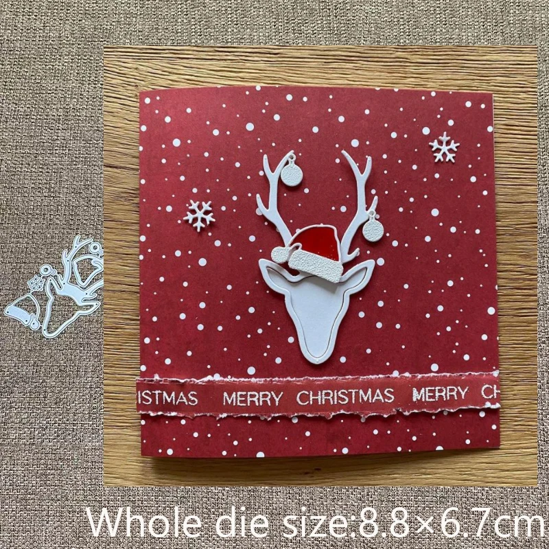 XLDesign Craft Metal stencil mold Cutting Die Christmas antlers deer head scrapbook die cuts Album Paper Card Craft Embossing
XLDesign Craft Metal stencil mold Cutting Die Christmas antlers deer head scrapbook die cuts Album Paper Card Craft Embossing