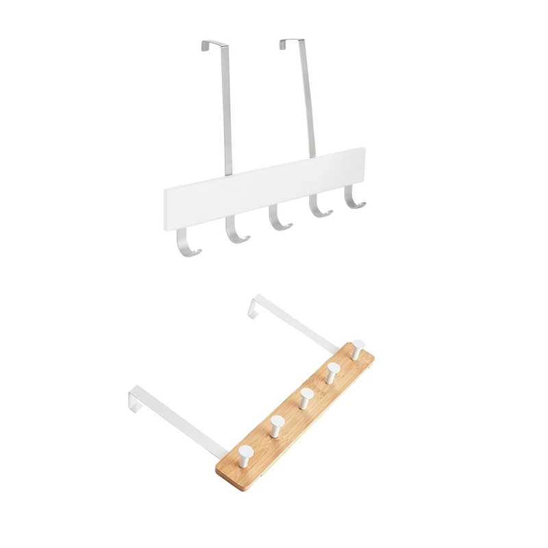 Многофункциональная подвесная вешалка на дверь, 1 шт., деревянная вешалка для пальто и 1 Бамбуковая вешалка для пальто с 5 крючками
Многофункциональная подвесная вешалка на дверь, 1 шт., деревянная вешалка для пальто и 1 Бамбуковая вешалка для пальто с 5 крючками