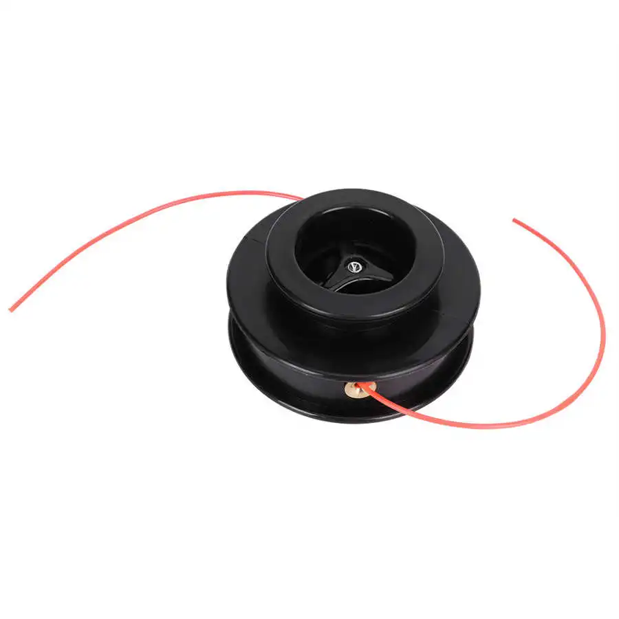 Line Trimmer Head Lawn Mower Parts Garden Tool Accessories Sturdy Durable Nut-Type Black Grass Trimmer 
Line Trimmer Head Lawn Mower Parts Garden Tool Accessories Sturdy Durable Nut-Type Black Grass Trimmer