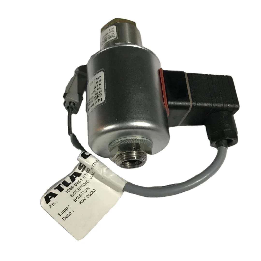 Atlas Copco Promotional Silvery Black Stainless Steel Screw Air Compressor Loading Solenoid Valve
Atlas Copco Promotional Silvery Black Stainless Steel Screw Air Compressor Loading Solenoid Valve