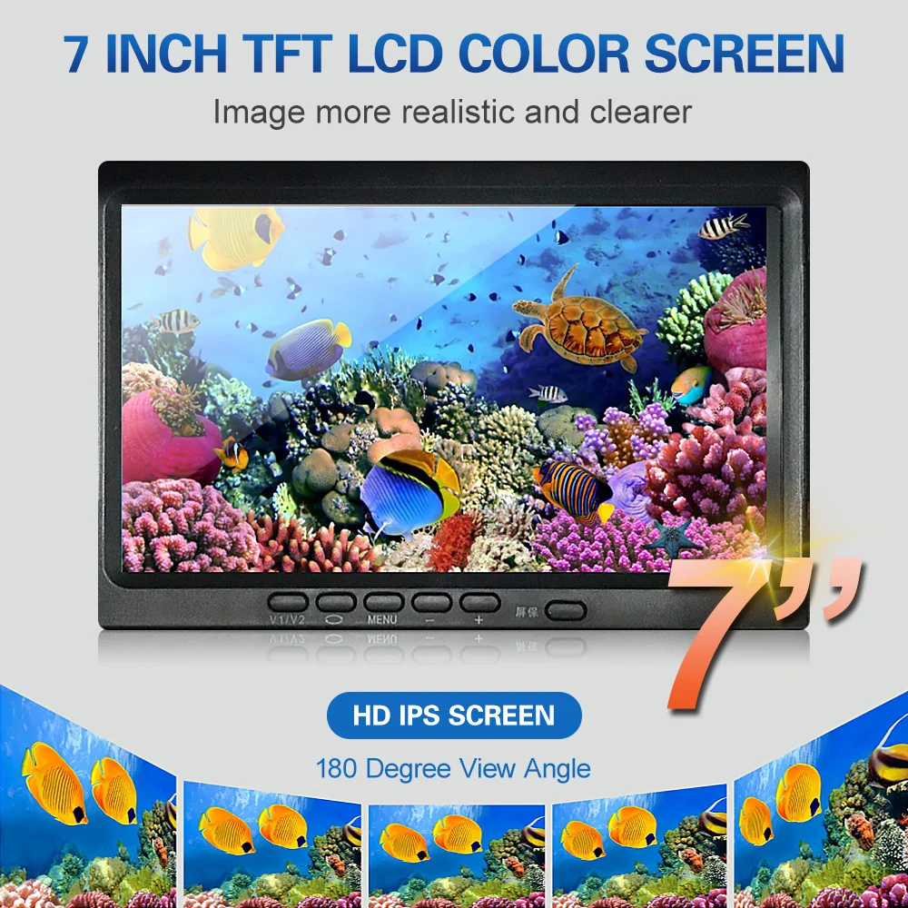 Fish Finder Underwater Fishing Camera HD 1280*720 Screen 12pcs LED 1080P 30M Camera For Fishing 16GB DVR
Fish Finder Underwater Fishing Camera HD 1280*720 Screen 12pcs LED 1080P 30M Camera For Fishing 16GB DVR