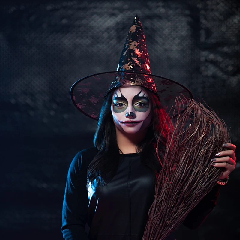 1pc Black Witch Hats Halloween Hat Cosplay Masquerade Costume Accessories Halloween Party Decor Supplies Kids Fancy Dress Decor
1pc Black Witch Hats Halloween Hat Cosplay Masquerade Costume Accessories Halloween Party Decor Supplies Kids Fancy Dress Decor