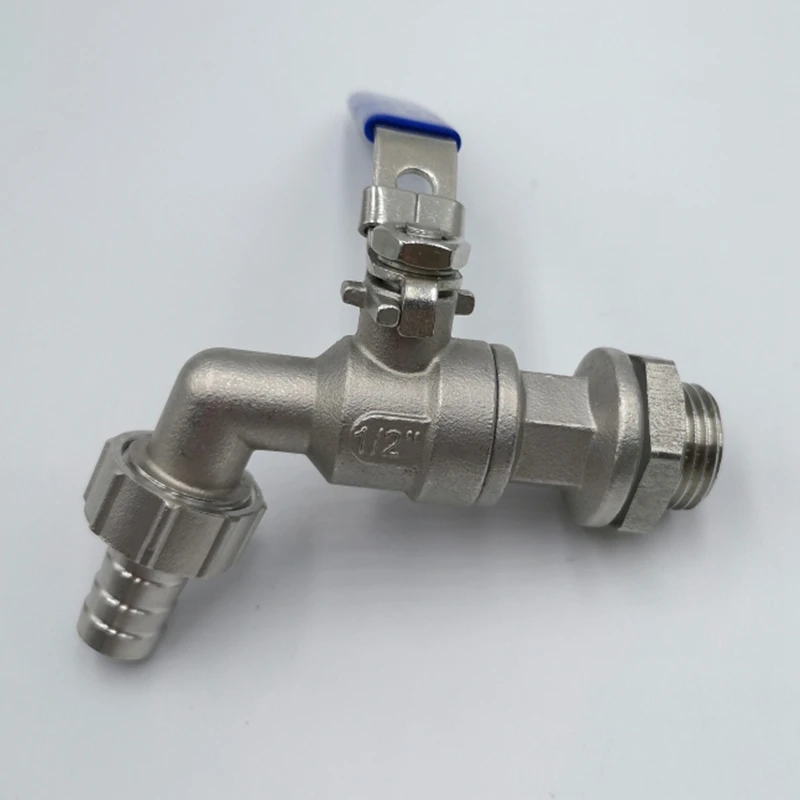 Stainless Steel Hose 1/2 Inch Faucet Tap Ball Valve Weldless Bulkhead Npt Barb Bar Kitchen Accessories Homebrew Tool
Stainless Steel Hose 1/2 Inch Faucet Tap Ball Valve Weldless Bulkhead Npt Barb Bar Kitchen Accessories Homebrew Tool