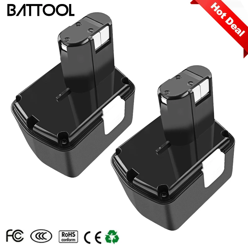 Batcool 14/14.4 в для Hitachi EB1414S батарея 3.0Ah ni mh аккумуляторная EB14B EB1412S 324367 EB14S DS14DL DV14DL CJ14DL