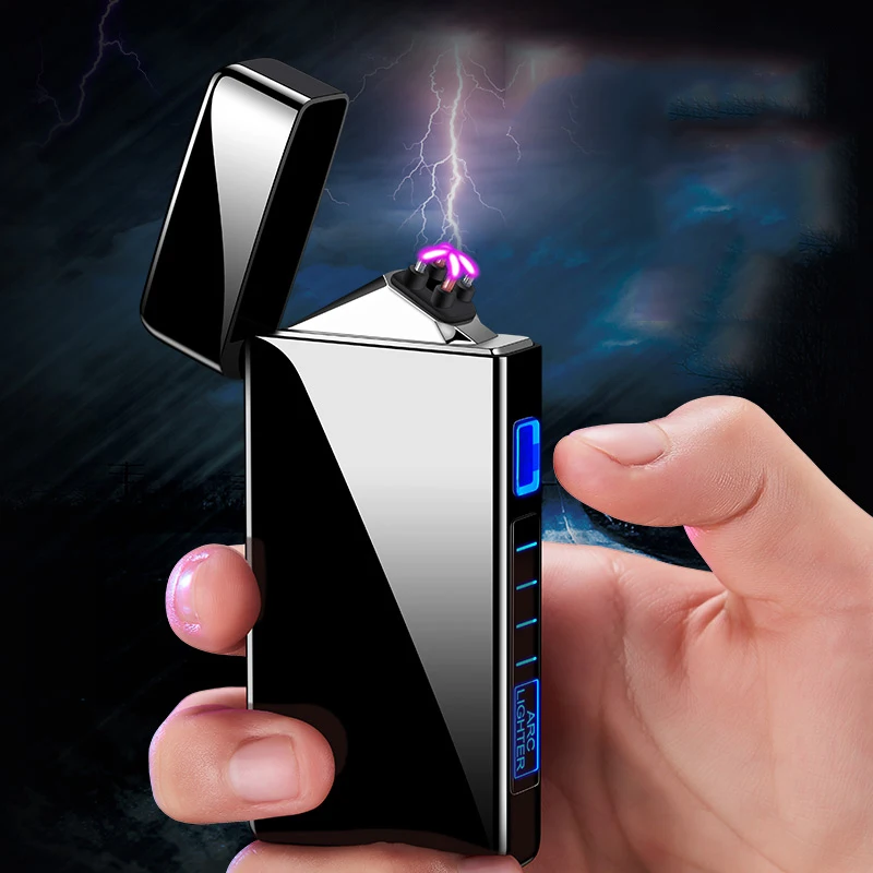 Dual ARC Electric Lighter USB Rechargable Plasma Cigarette Lighter For Smoking Windproof Flameless Lighter
Dual ARC Electric Lighter USB Rechargable Plasma Cigarette Lighter For Smoking Windproof Flameless Lighter