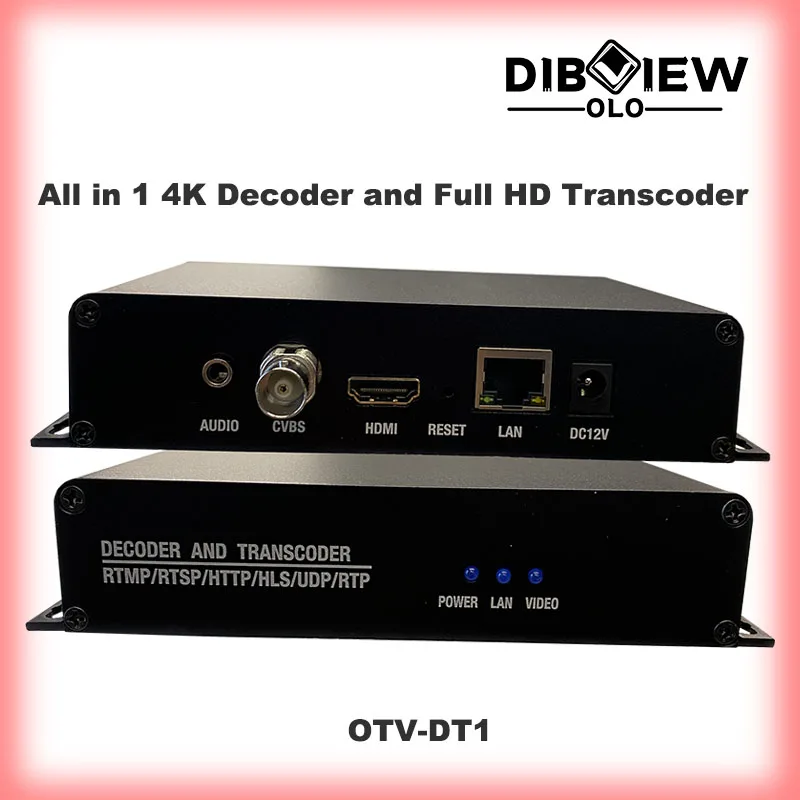 SRT H.265 H.264 ProVideo IPTV Live Streaming Media Decoder With 4K 60fps decoding and Transcoder 1080P 60fps transcoding
SRT H.265 H.264 ProVideo IPTV Live Streaming Media Decoder With 4K 60fps decoding and Transcoder 1080P 60fps transcoding