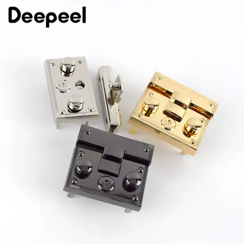 2pcs Deepeel Metal Bag Snap Lock Handbag Clasps Closure Buckle DIY Purse Twist Turn Locks Bags Accessories Replacement Buckles
2pcs Deepeel Metal Bag Snap Lock Handbag Clasps Closure Buckle DIY Purse Twist Turn Locks Bags Accessories Replacement Buckles