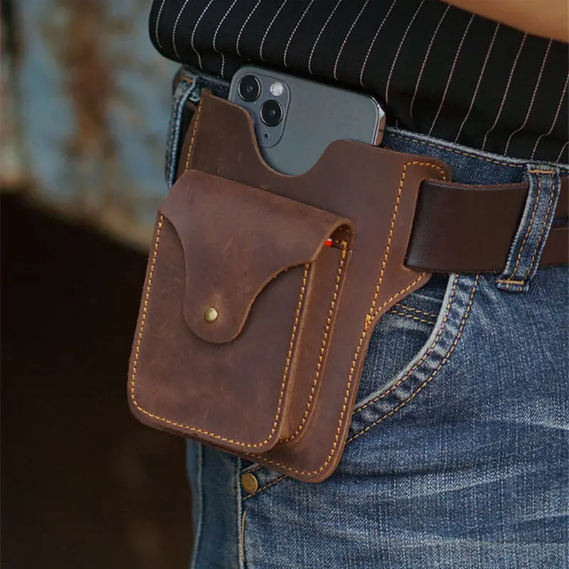LEACOOL Vintage Outdoor Genuine Leather Waist Bag Tactical Hunting Portable Belt Pouch Phone Cellphone Loop Holster Case
LEACOOL Vintage Outdoor Genuine Leather Waist Bag Tactical Hunting Portable Belt Pouch Phone Cellphone Loop Holster Case