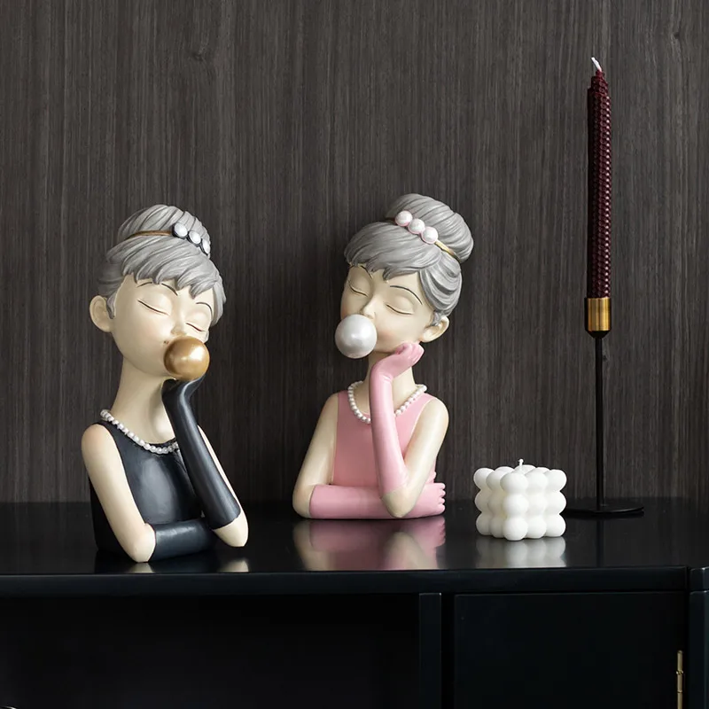 Hao Ben Bubble Girl Statue Living Room Entrance TV Cabinet Living Room Desktop Decoration Home Decoration Friends Wedding Gift
Hao Ben Bubble Girl Statue Living Room Entrance TV Cabinet Living Room Desktop Decoration Home Decoration Friends Wedding Gift